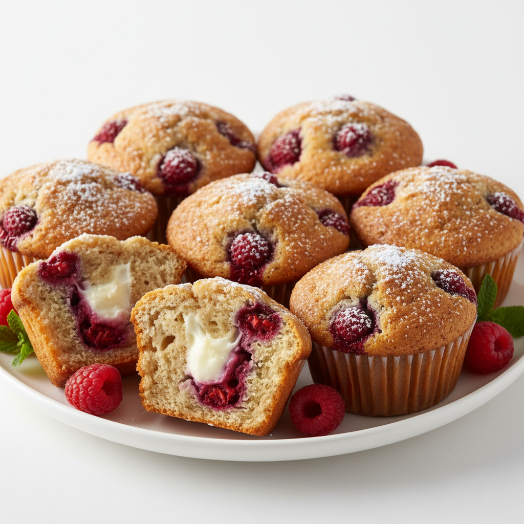 Raspberry Surprise Muffins