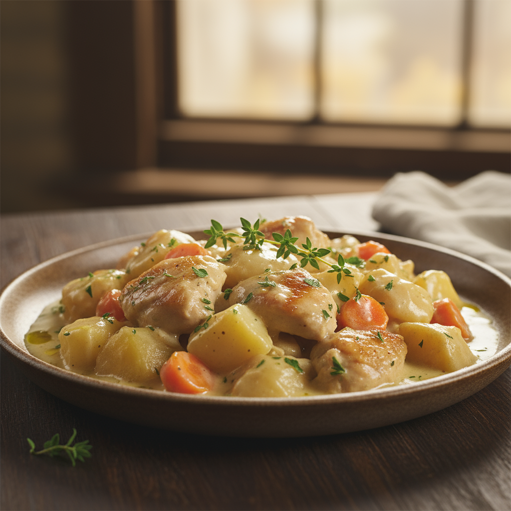 Slow cooker chicken casserole