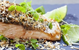 Grilled Coconut Salmon