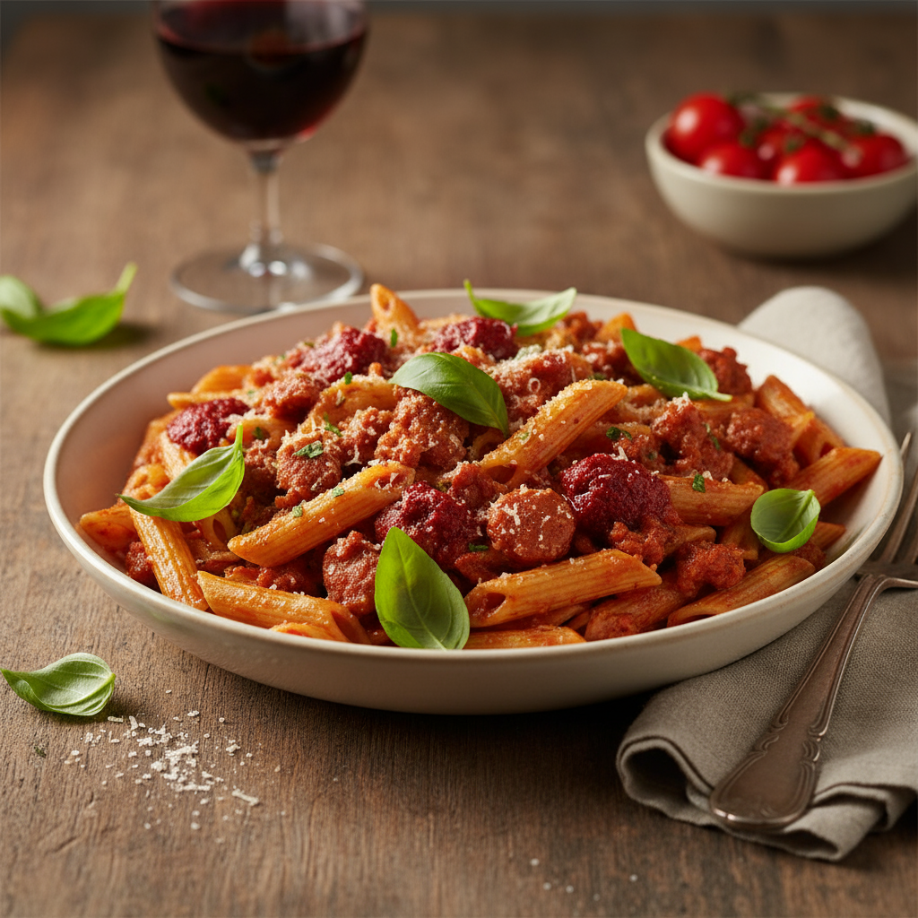 Chorizo pasta