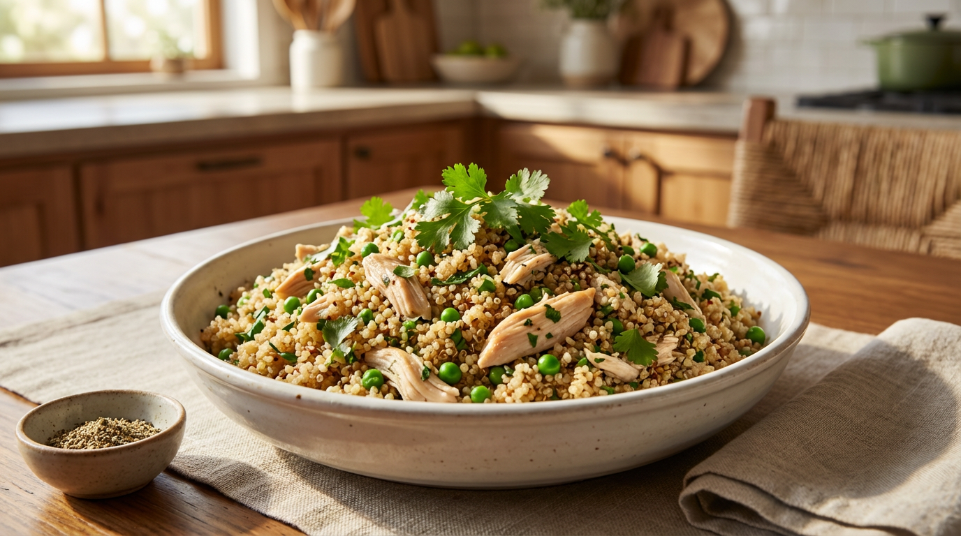 Chicken quinoa pilaf