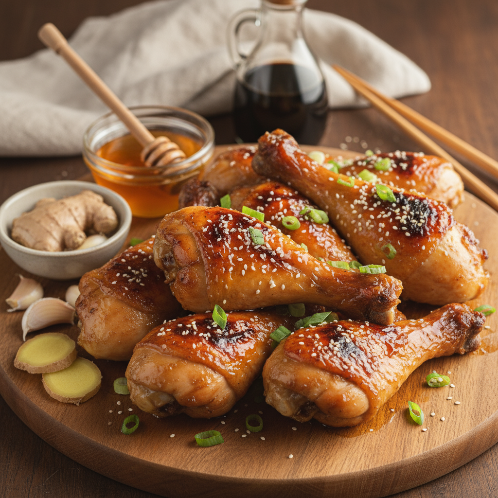 Sticky honey drumsticks