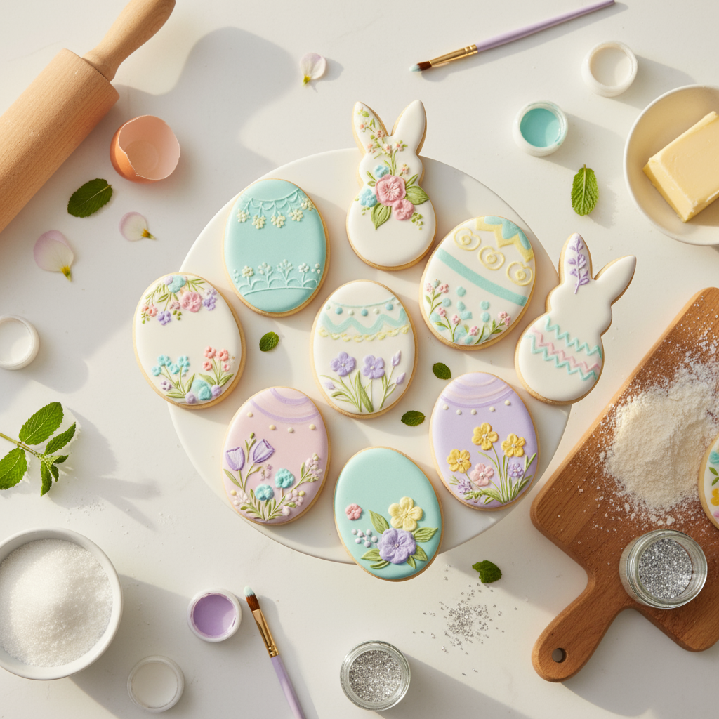 Hand Painted Easter Cookies