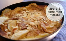 Apple and cinnamon frittata