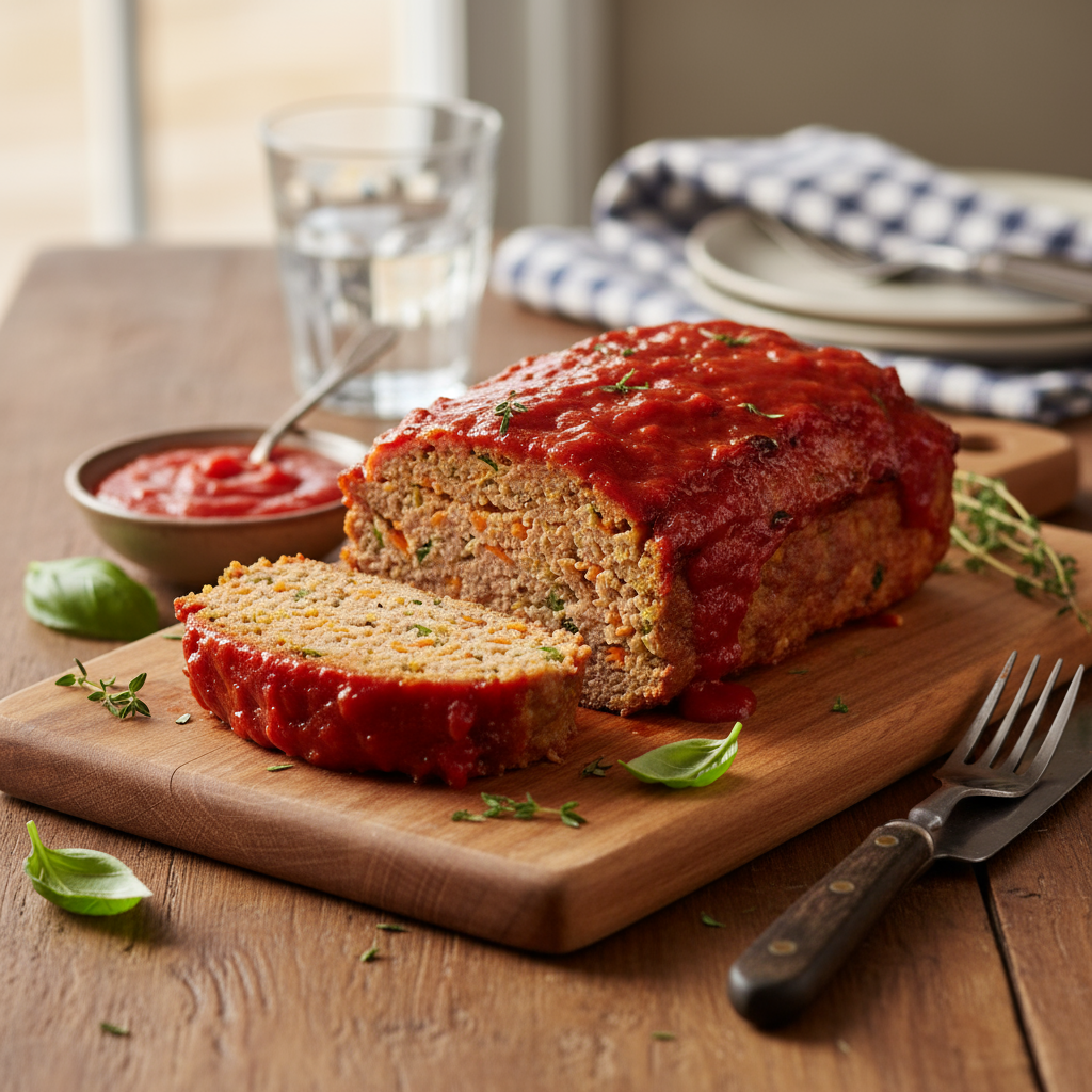 Tomato glazed meatloaf