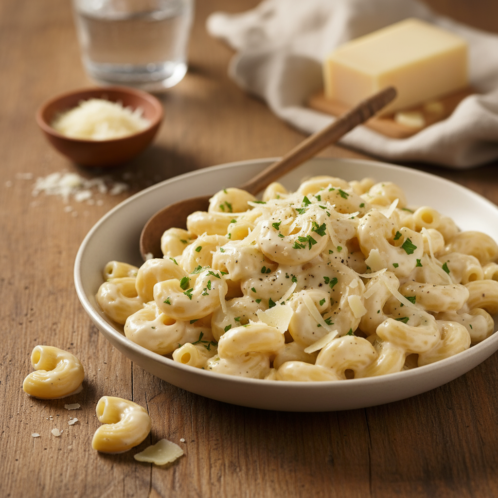 Three cheese pasta