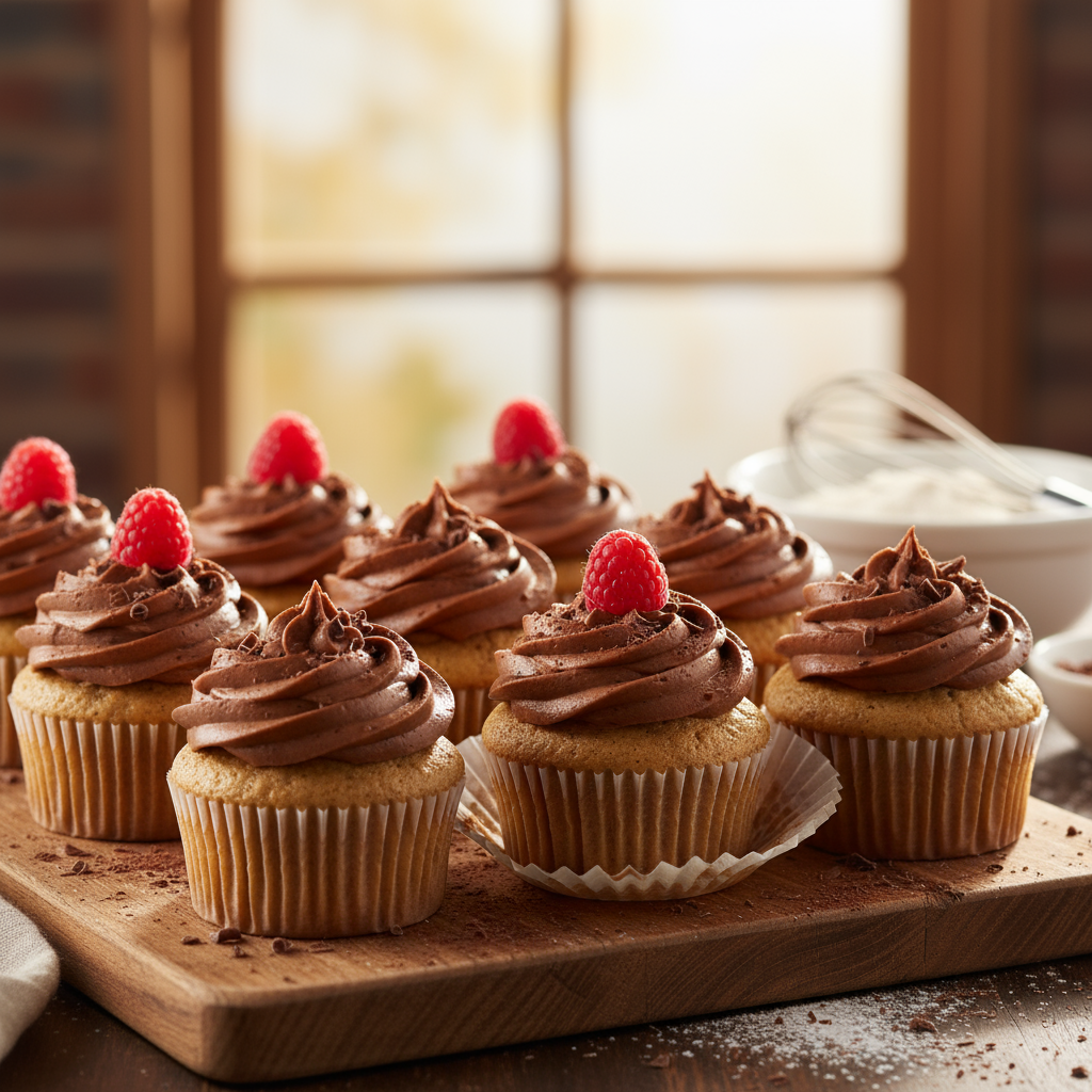 Quick chocolate cupcakes