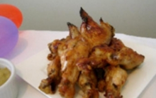 Marinated chicken wings