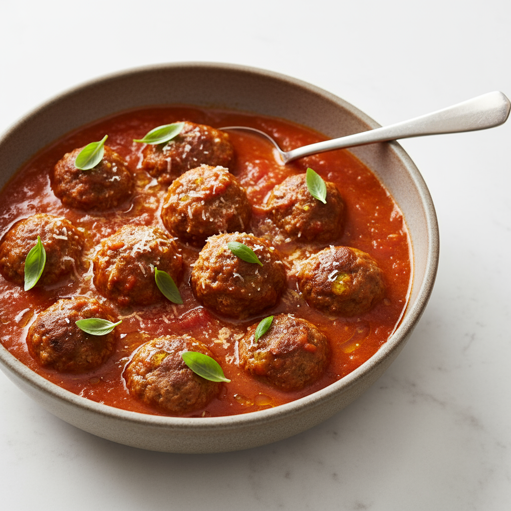 Tomato meatballs