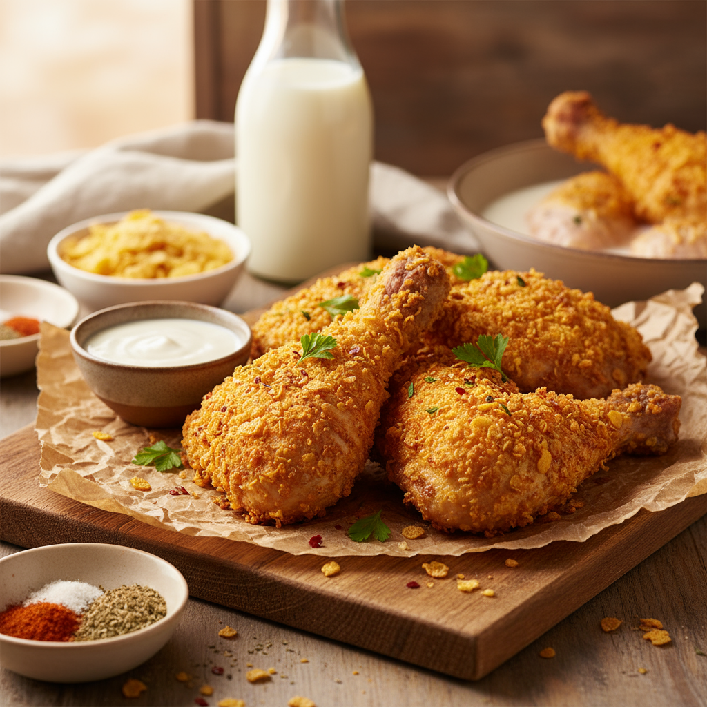Oven ‘fried’ chicken recipe