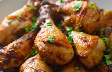 Paleo honey chicken drumsticks