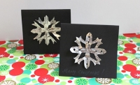 cupcake snowflake card