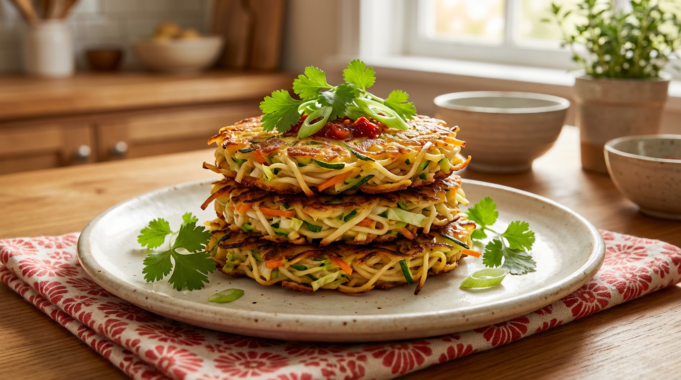 Asian Flavoured Noodle Cakes
