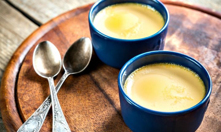Baked custard