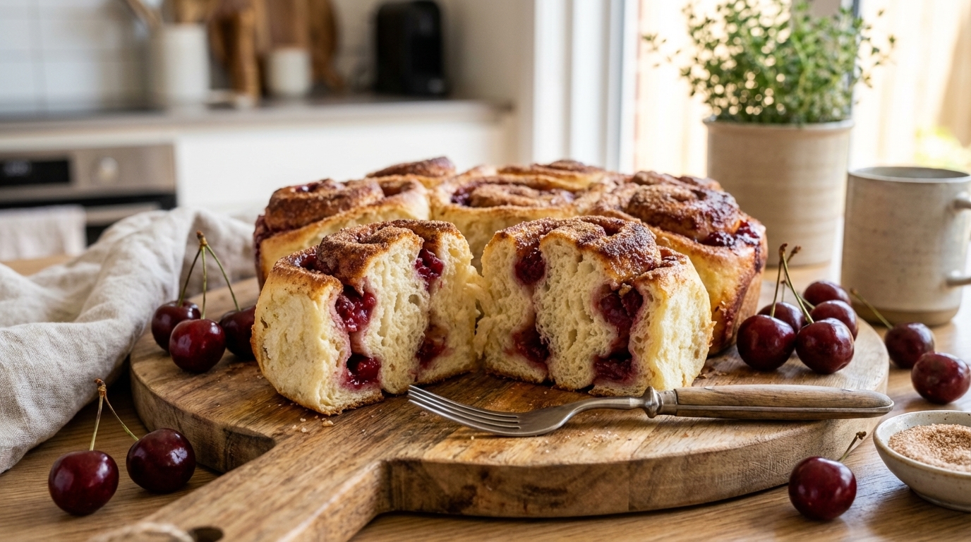 Cherry scrolls