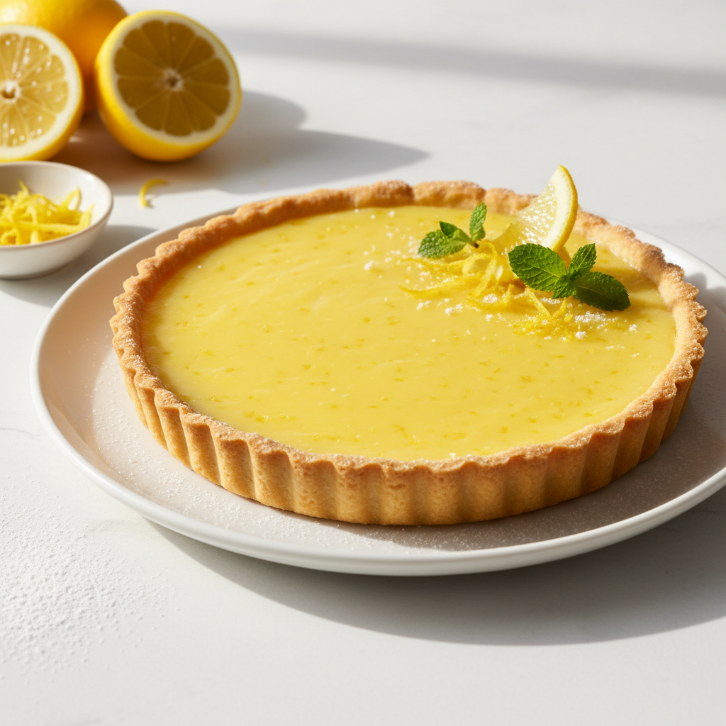 Luscious lemon tart