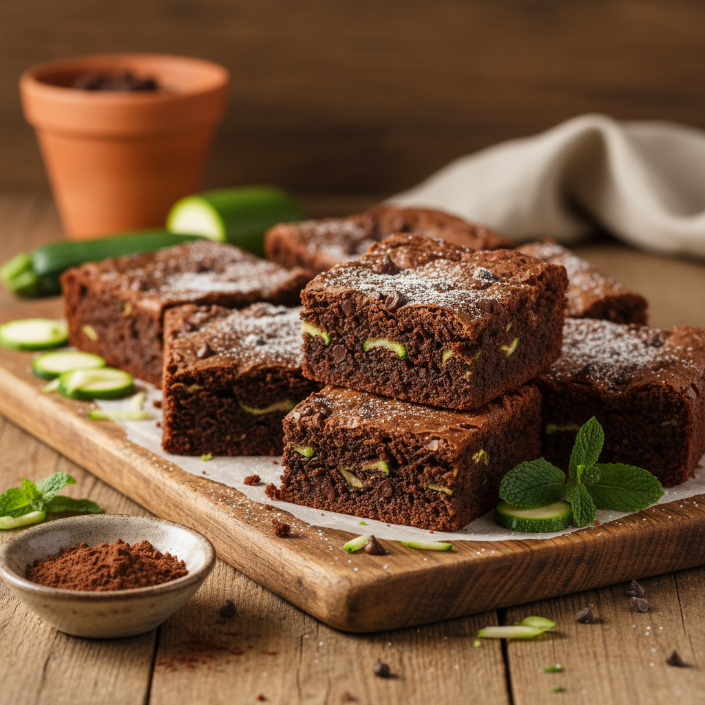 Zucchini brownies