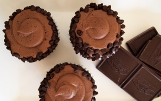 Double choc fudge brownies