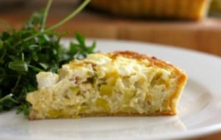 Leek tart