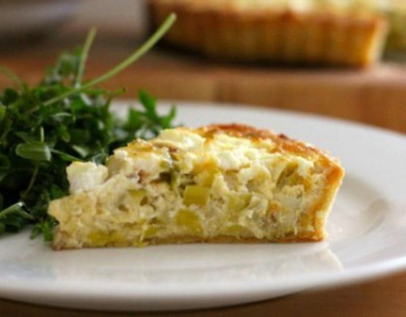 Leek tart