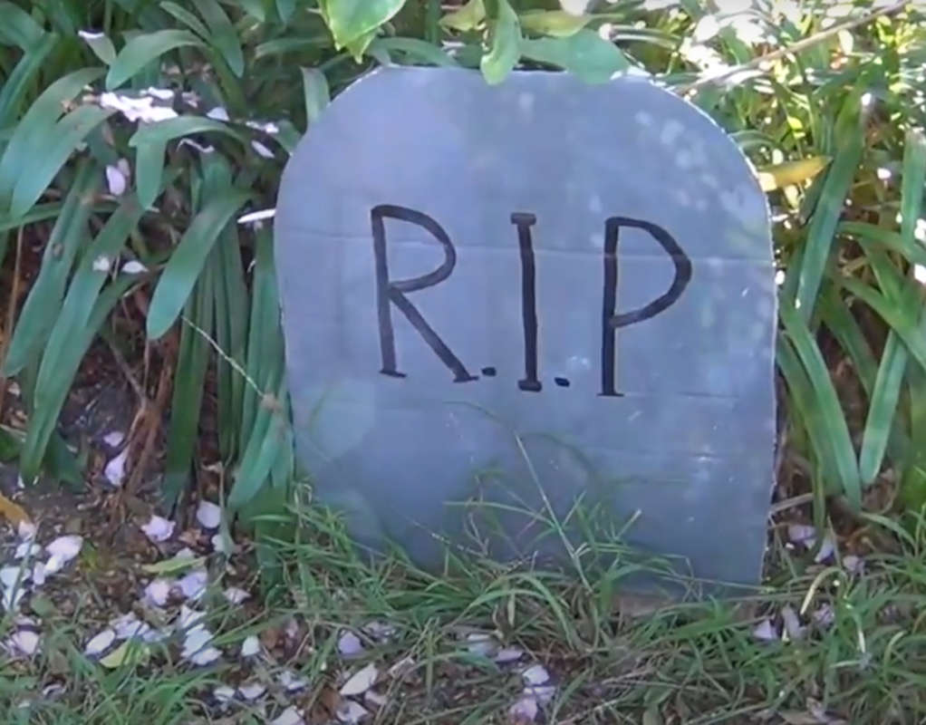 Halloween tombstone