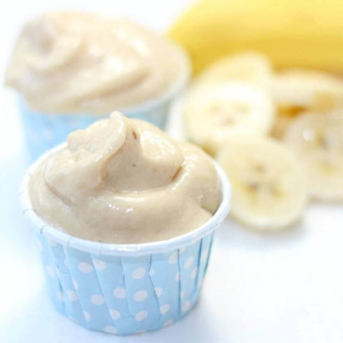 banana frozen yoghurt