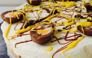 creme egg cheesecake