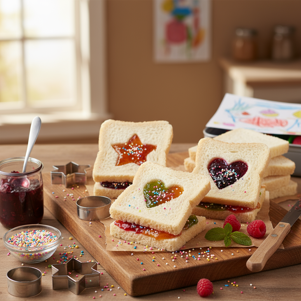 Stained glass window sandwiches