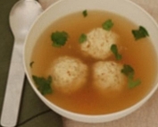 Chicken matzo ball soup