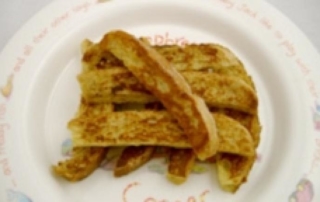 French toast soldiers