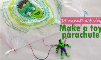 Make your own parachute toy