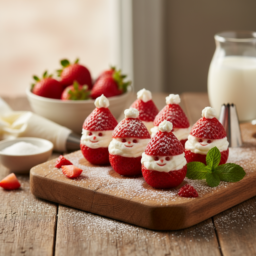 Santa strawberries