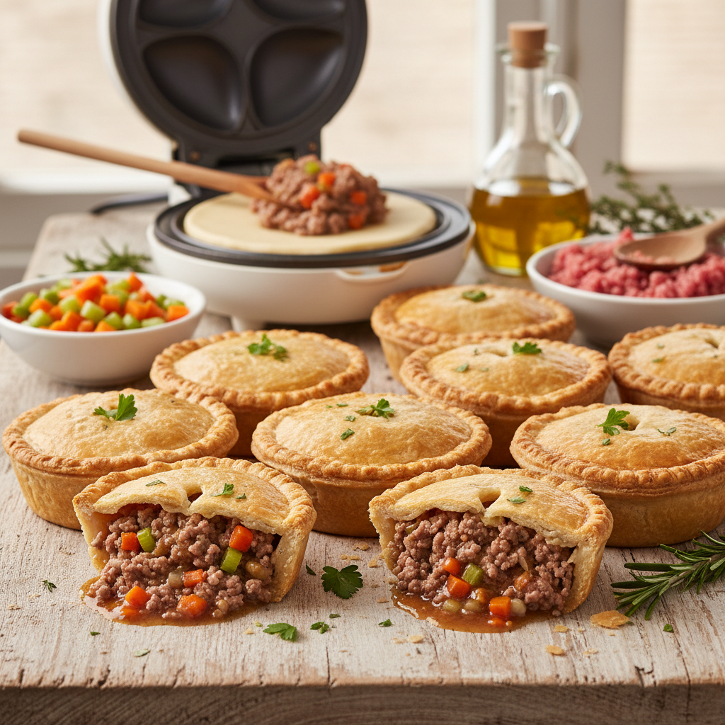 Low-fat meat pie recipe