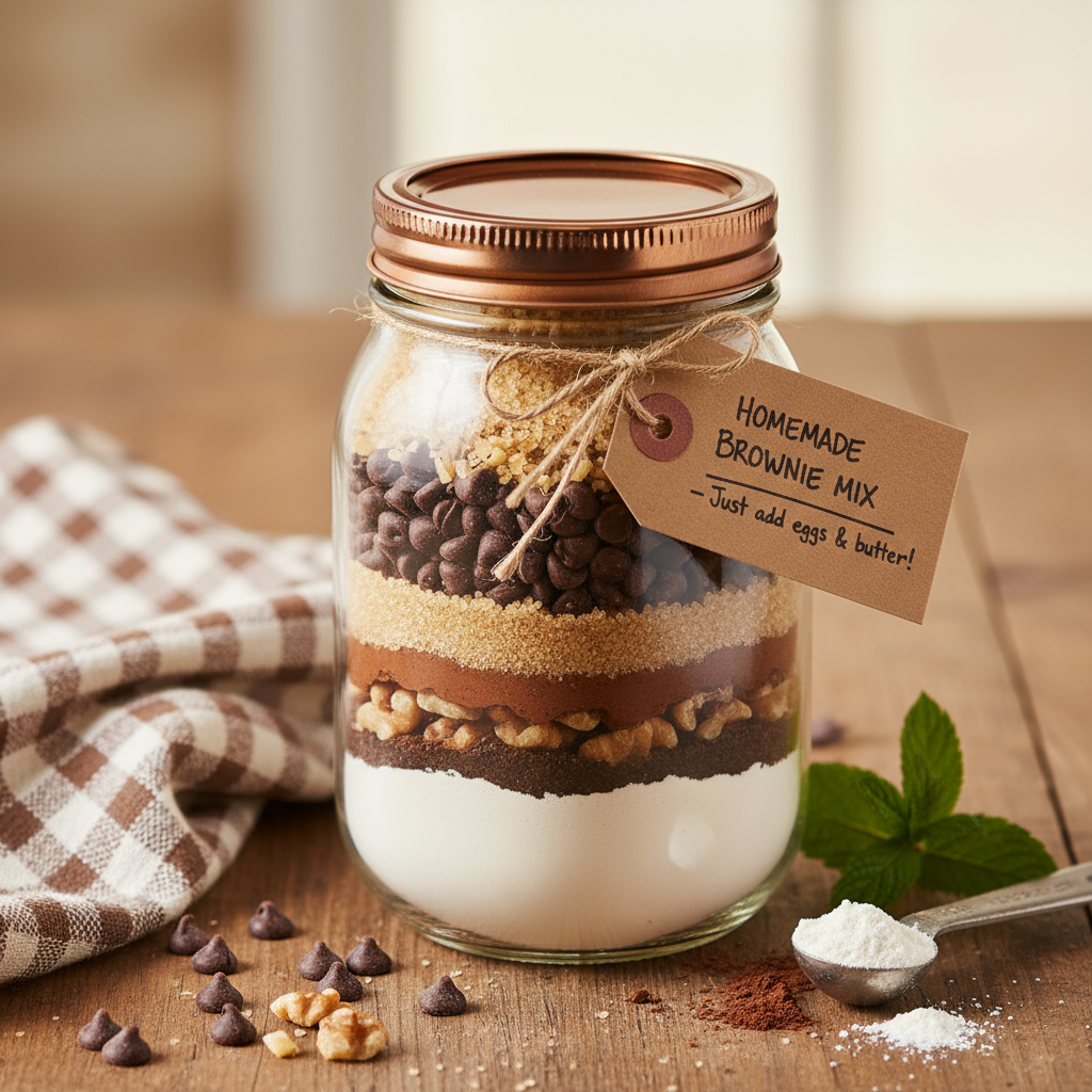 Brownies in a jar