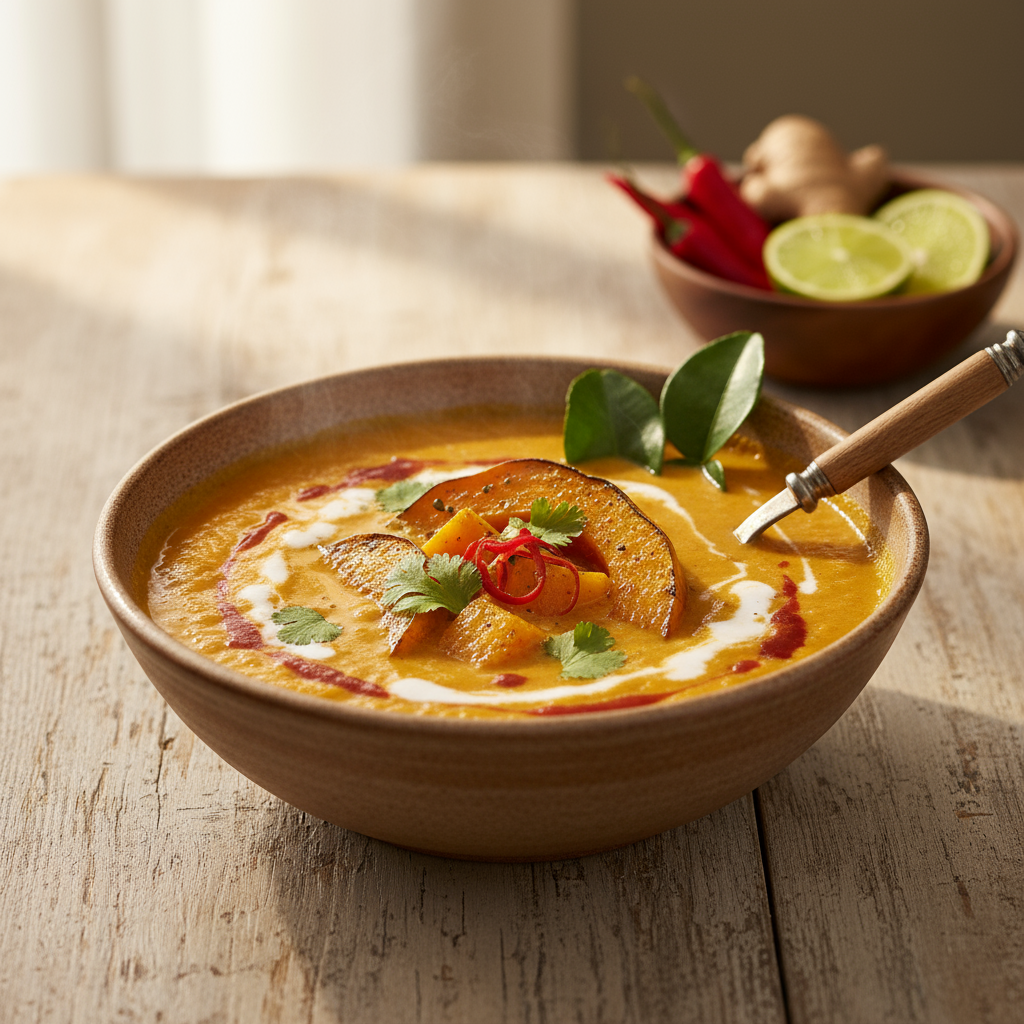 Thai pumpkin soup
