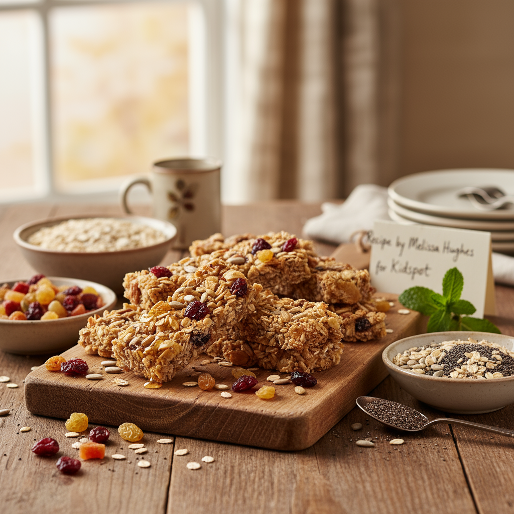 Homemade muesli bars