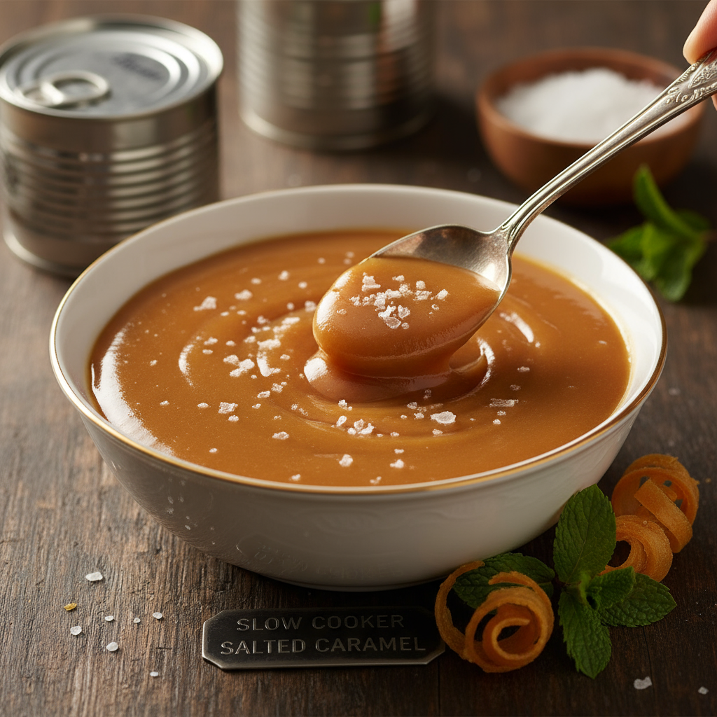 Slow cooker salted caramel