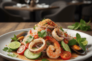 Thai seafood salad