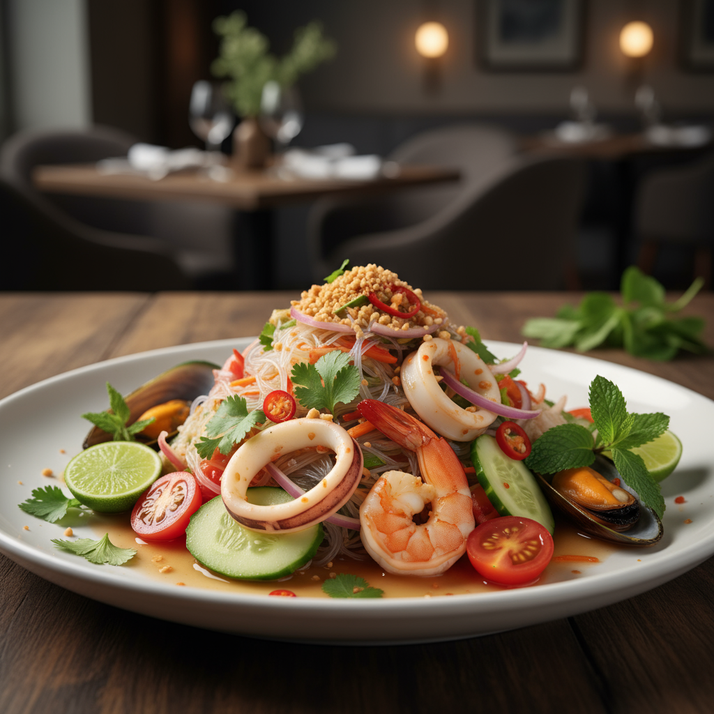 Thai seafood salad