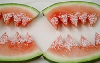 Watermelon fangs