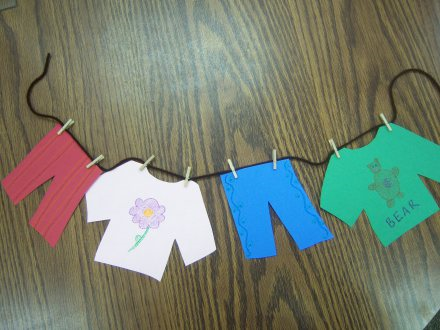 winter clothes crafts for preschoolers