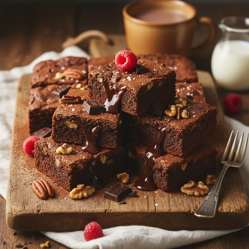 Yummy chocolate brownies