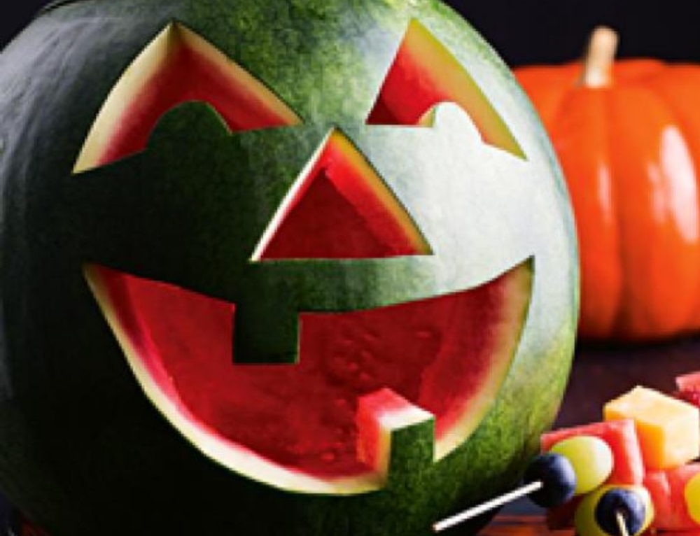 Watermelon Jack-o’-Lantern