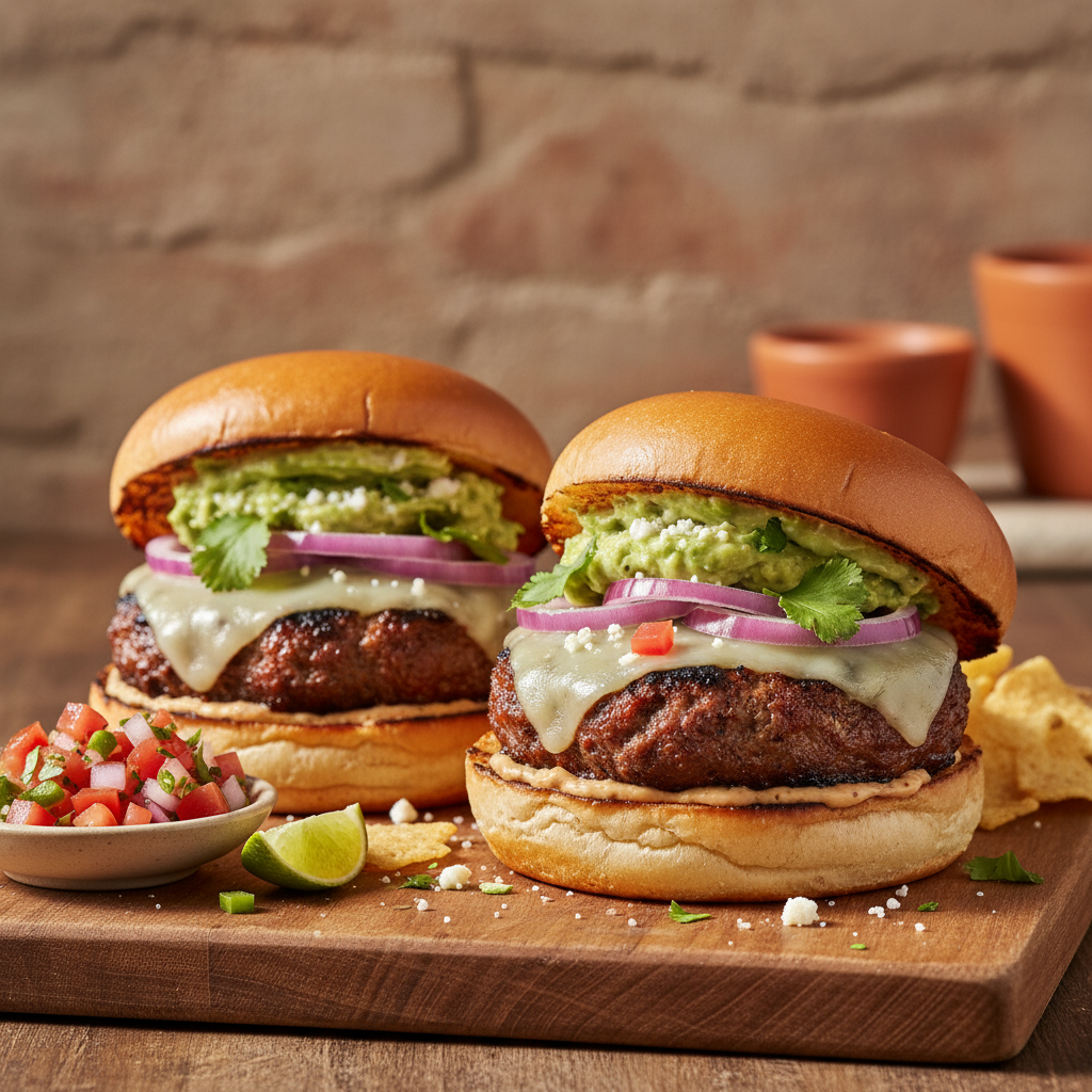 Tex mex burgers