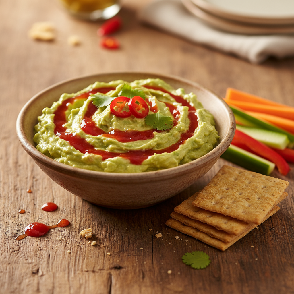 Avocado sweet chilli dip