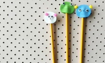 Cool pencil toppers
