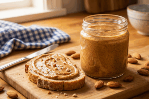 Homemade almond butter