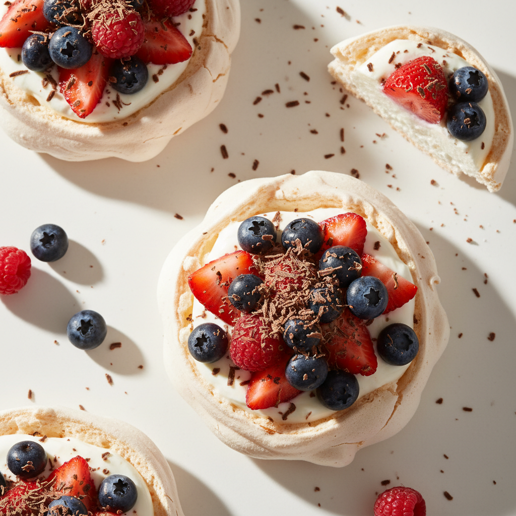 Meringue baskets