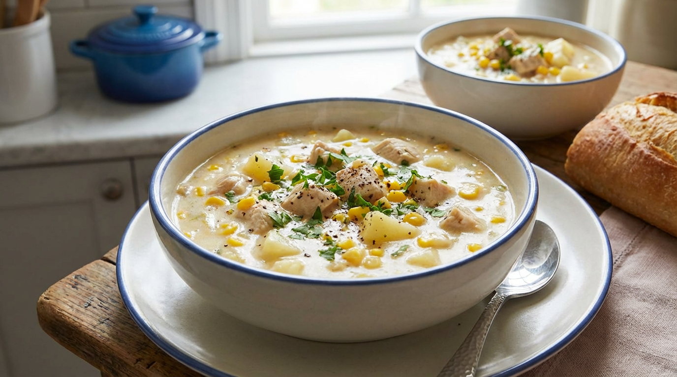 Chicken and corn chowder