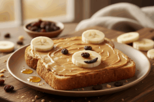 Teddy bear toast